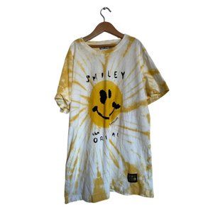 Tie Dye Yellow Smiley Tee Shirt